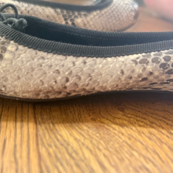 Saint Laurent Snake Print Ballet Flats Size 37 - Picture 9 of 10